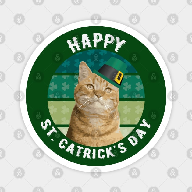 St Catrick's Day St Catty's Day Magnet by ColoredRatioDesign